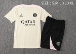Paris Saint-Germain 24-25 Apricot Short Sleeve Training Shirt - 图片 2
