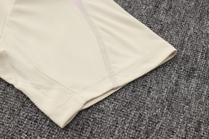 Paris Saint-Germain 24-25 Apricot Short Sleeve Training Shirt - 图片 6