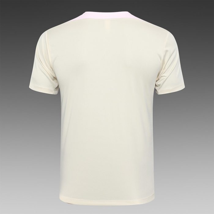 Paris Saint-Germain 24-25 Apricot Short Sleeve Training Shirt - 图片 8