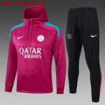 PSG 24-25 Purple Half-Zip Jacket