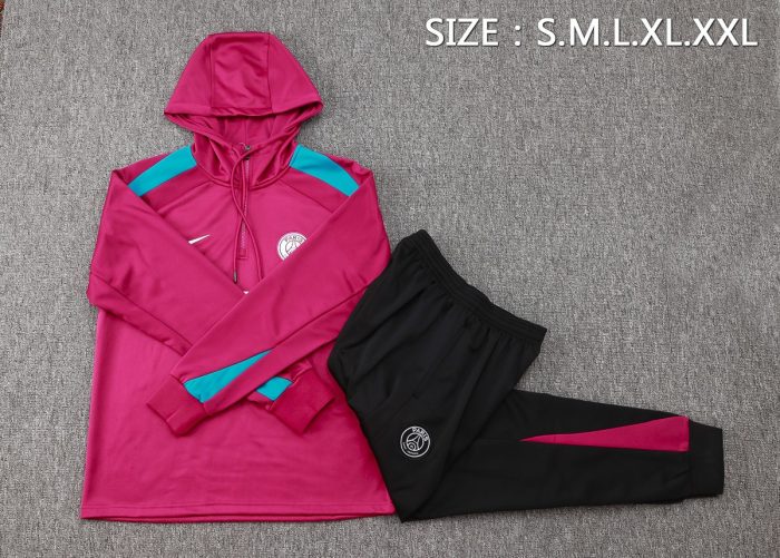 PSG 24-25 Purple Half-Zip Jacket - 图片 2
