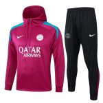 PSG 24-25 Purple Half-Zip Jacket - 图片 8
