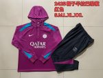 PSG 24-25 Purple Half-Zip Jacket - 图片 9