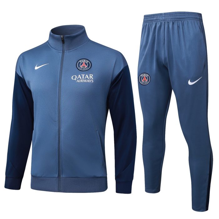Paris Saint-Germain Grey Long Zip Jacket - 图片 8