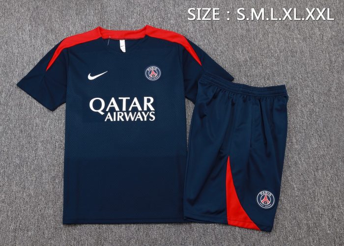 Paris Saint-Germain 2025/26 Short Sleeve Training Top in Turquoise - 图片 2