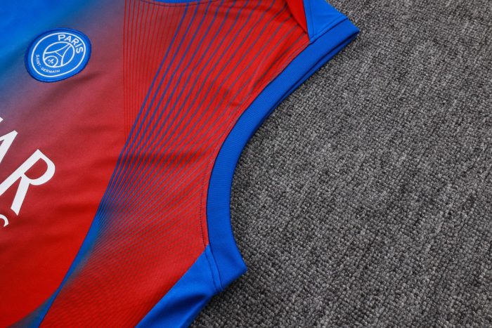 Paris Saint-Germain Blue Red Splatter Vest - 图片 5