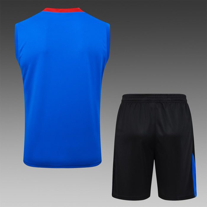 Paris Saint-Germain Blue Red Splatter Vest - 图片 6