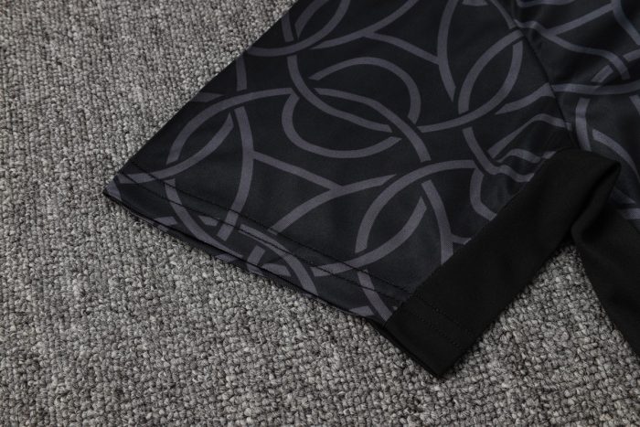 Paris Saint-Germain 24-25 Black Splatter Short Sleeve Training Shirt - 图片 5