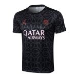 Paris Saint-Germain 24-25 Black Splatter Short Sleeve Training Shirt - 图片 8