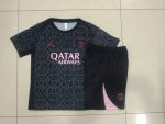 Paris Saint-Germain 24-25 Black Splatter Short Sleeve Training Shirt - 图片 9