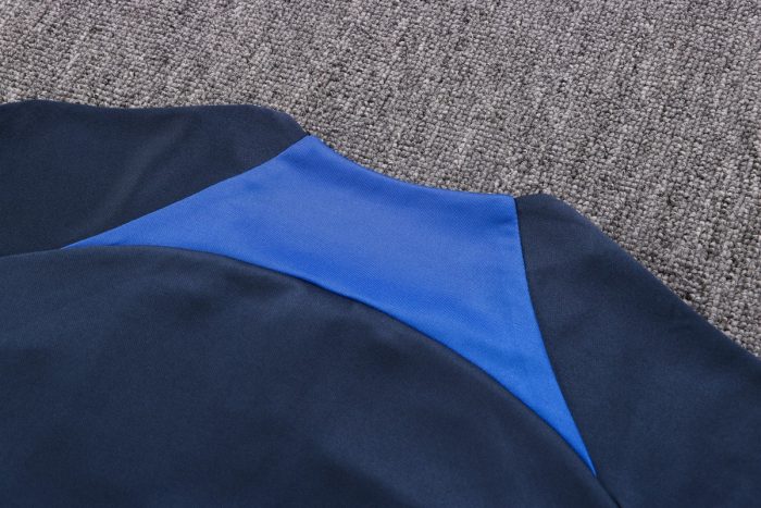 PSG 22/23 Half Zip Jacket Navy Blue - 图片 3