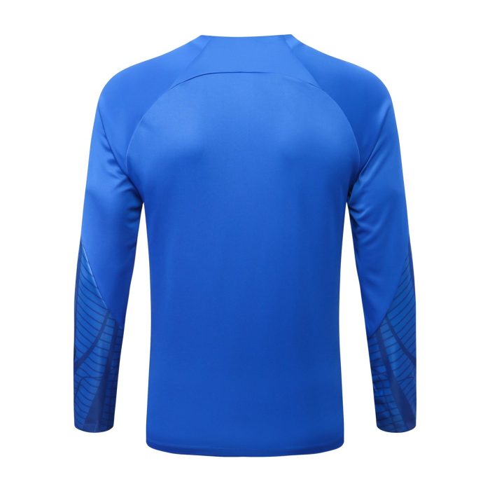 PSG 22-23 Half-Zip Jacket Colorful Blue - 图片 4