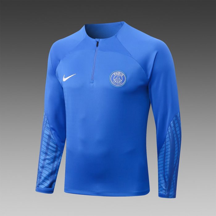 PSG 22-23 Half-Zip Jacket Colorful Blue - 图片 6