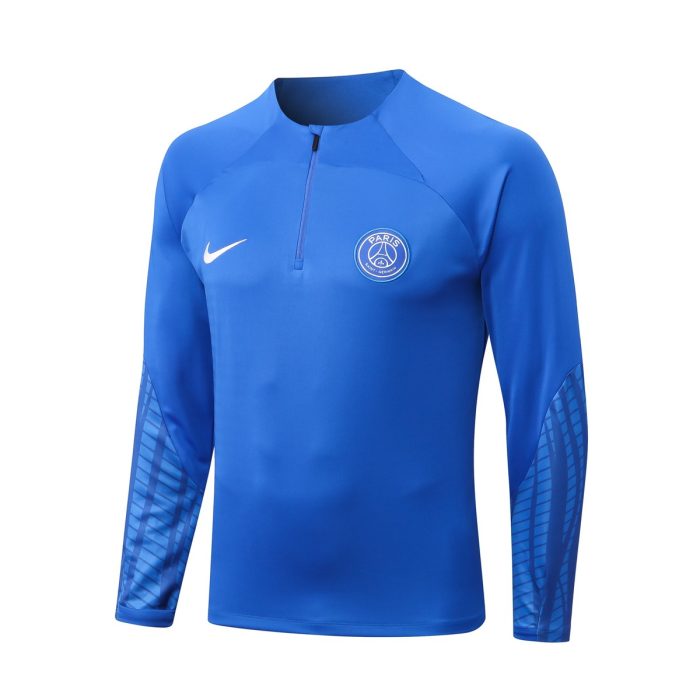 PSG 22-23 Half-Zip Jacket Colorful Blue - 图片 8