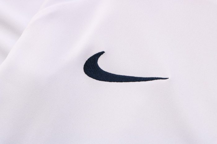 PSG 22-23 White Long Zip Jacket - 图片 5