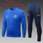 PSG 22/23 Long Zipper Jacket Colorful Blue - 图片 2