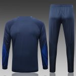 PSG 22/23 Long Zip Jacket Navy Blue - 图片 2