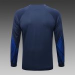 PSG 22/23 Long Zip Jacket Navy Blue - 图片 3