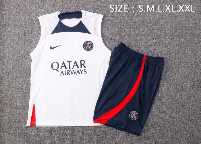 Paris Saint-Germain 22/23 White Vest - 图片 2