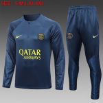 PSG 23-24 Half Zip Jacket Navy Blue