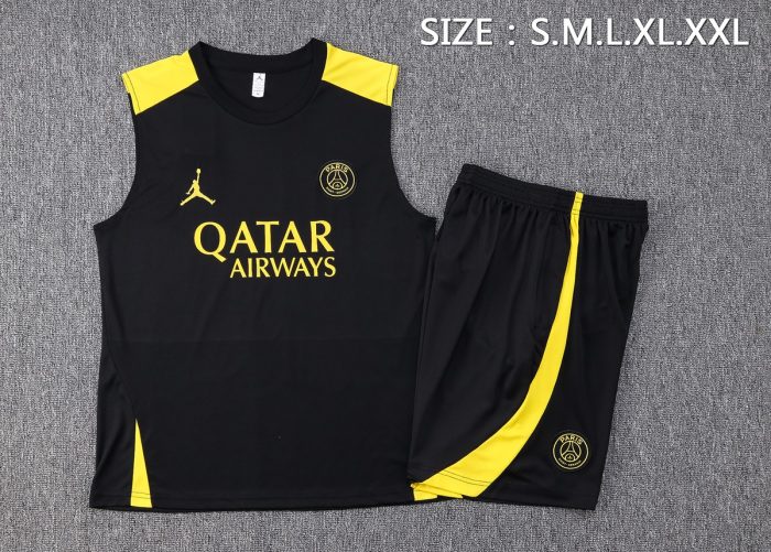 PSG 23/24 Jordan Black Vest - 图片 2