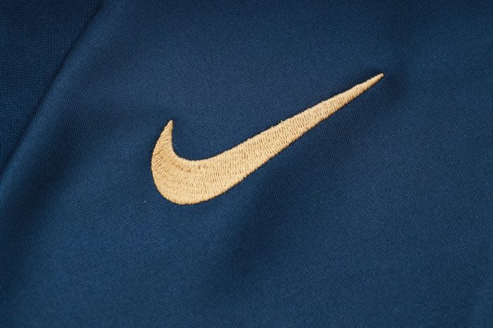 PSG 23-24 Half Zip Jacket Navy Blue - 图片 6