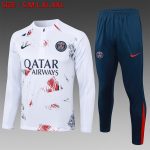 PSG 24-25 White Splatter Half-Zip Jacket