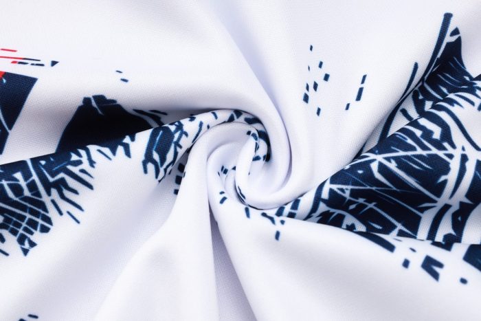 PSG 24-25 White Splatter Half-Zip Jacket - 图片 4