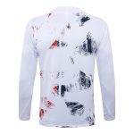PSG 24-25 White Splatter Half-Zip Jacket - 图片 7