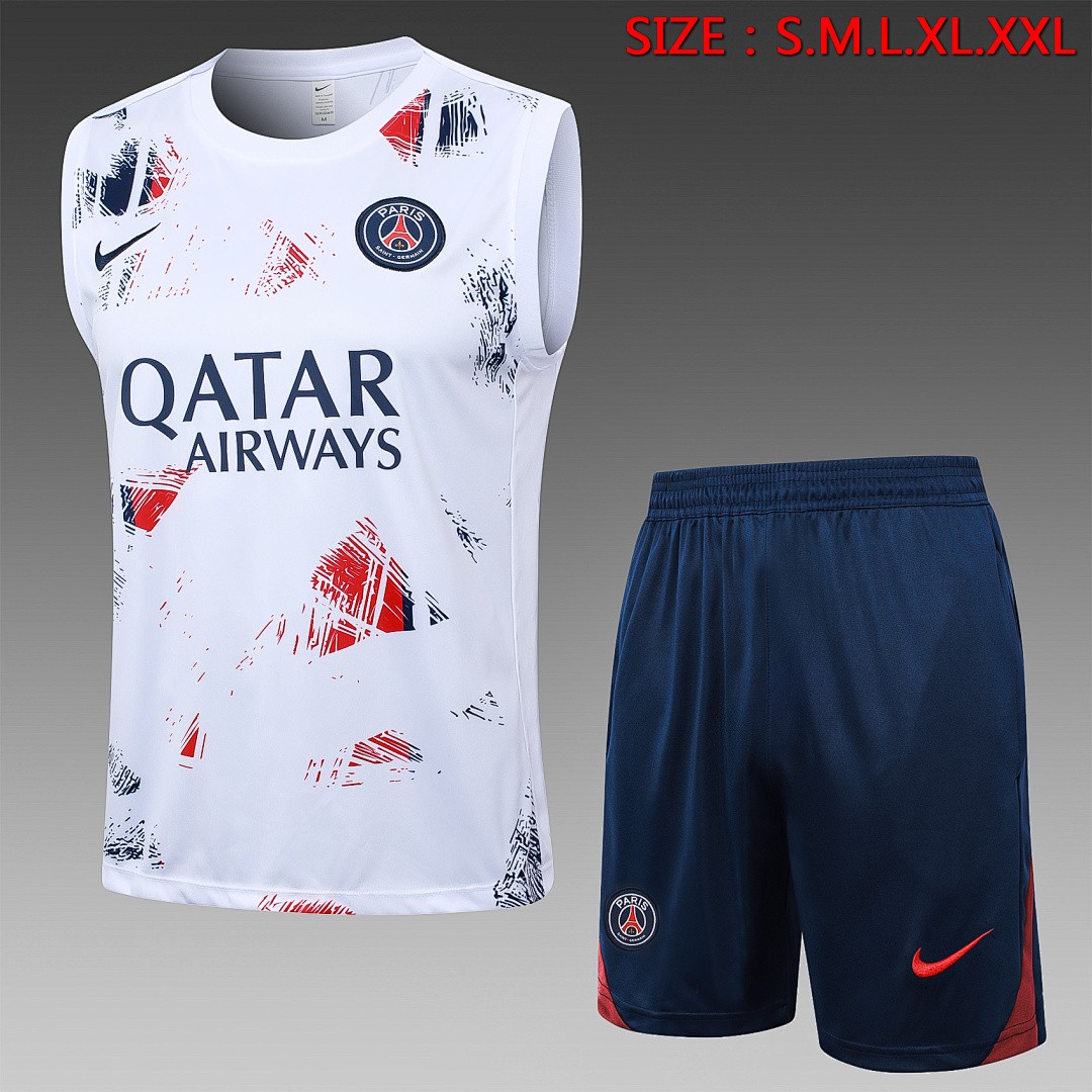 Paris Saint-Germain 24/25 White Spray Print Vest