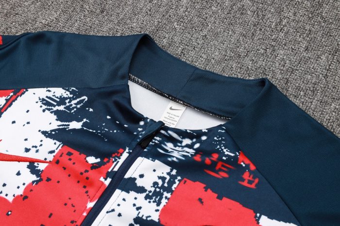 Paris Saint-Germain 24-25 Half-Zip Jacket Blue Splatter - 图片 6