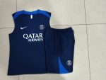 Paris Saint-Germain Blue Training Vest with Shoulder Color - 图片 9