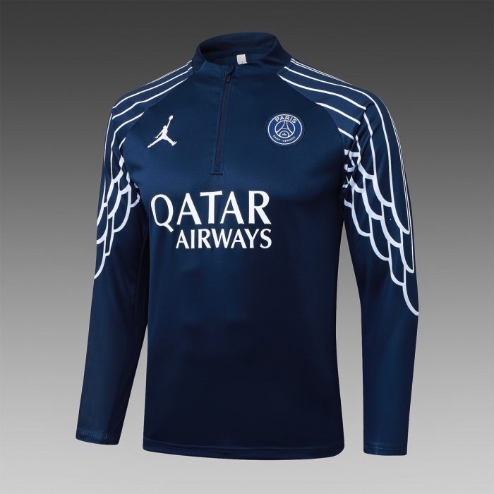 Paris Saint-Germain 25/26 Half-Zip Jacket Blue Spray - 图片 8