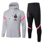 Paris Saint-Germain (PSG) Long Zip Hoodie with Pink Logo, Sizes S-2XL - 图片 9