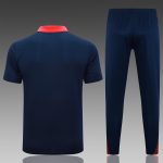 Paris Saint-Germain Polo Shirt in Turquoise with Red Collar - 图片 6