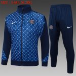 Paris Saint-Germain 2025/26 Long Zipper Jacket - Blue