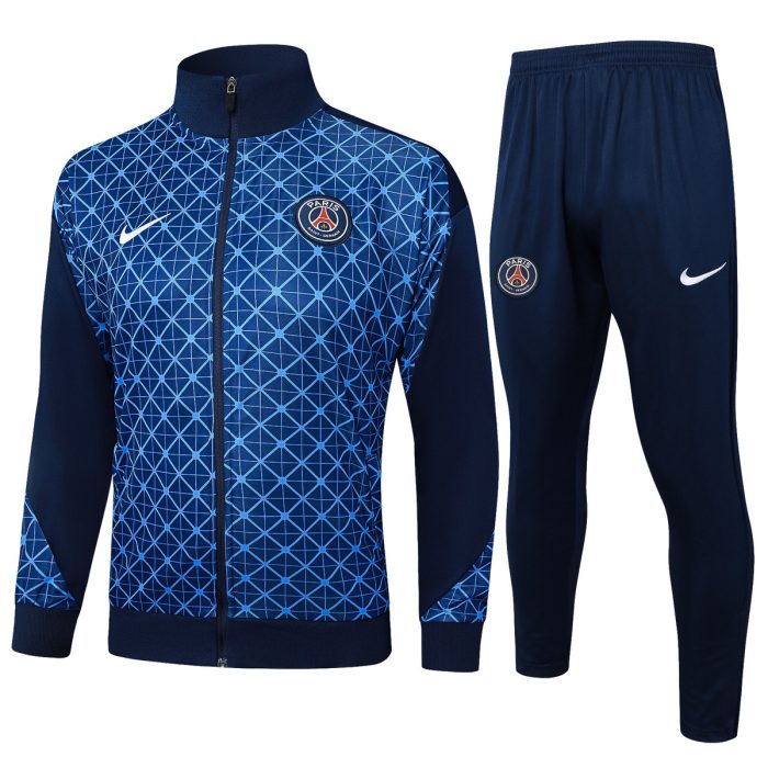 Paris Saint-Germain 2025/26 Long Zipper Jacket - Blue - 图片 8