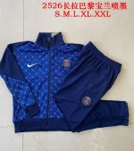 Paris Saint-Germain 2025/26 Long Zipper Jacket - Blue - 图片 9