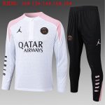 Jordan Paris White Half-Zip Jacket (Player Version) Kids