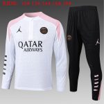Jordan Paris White Half-Zip Jacket (Player Version) Kids - 图片 2