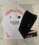 Jordan Paris White Half-Zip Jacket (Player Version) Kids - 图片 4