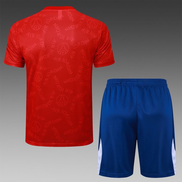 Jordan Paris Red Splatter Short Sleeve T-Shirt 24-25 - 图片 6