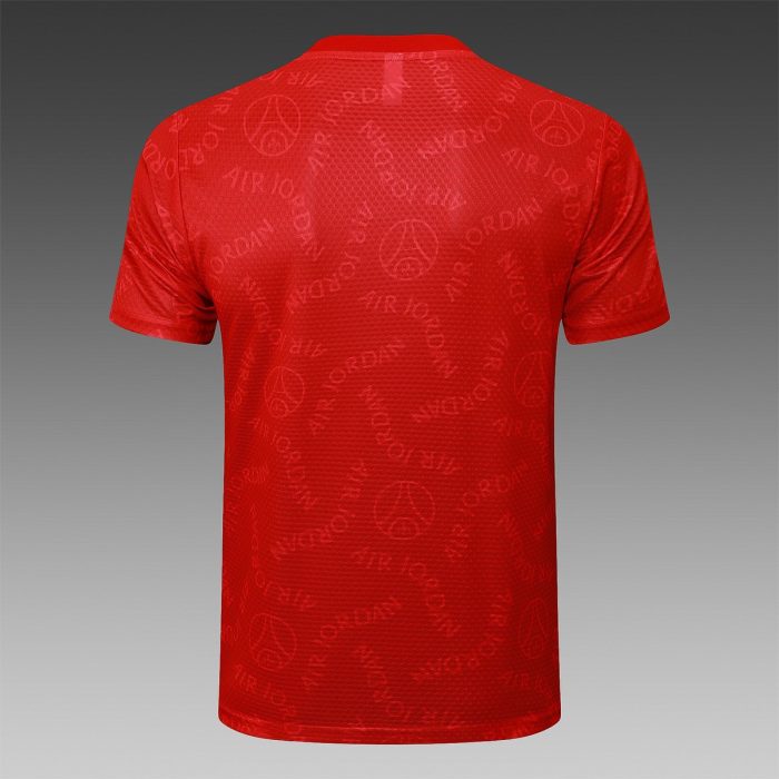 Jordan Paris Red Splatter Short Sleeve T-Shirt 24-25 - 图片 7