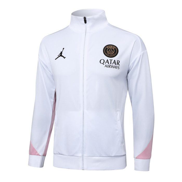 Paris Saint-Germain 24-25 Long Zipper Jacket White - 图片 8