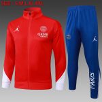 Paris Saint-Germain 24-25 Long Zipper Jacket Red