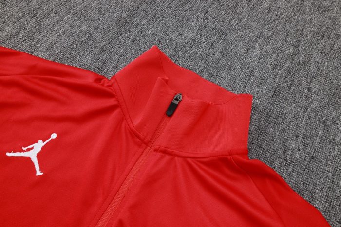 Paris Saint-Germain 24-25 Long Zipper Jacket Red - 图片 7