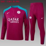 Paris Saint-Germain 24/25 Player Version Half-Zip Jacket Purple Red