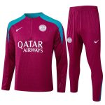 Paris Saint-Germain 24/25 Player Version Half-Zip Jacket Purple Red - 图片 8