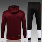 PSG 21/22 Long Zip Hoodie Jordan Maroon S-2XL - 图片 2