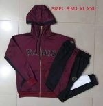 PSG 21/22 Long Zip Hoodie Jordan Maroon S-2XL - 图片 9